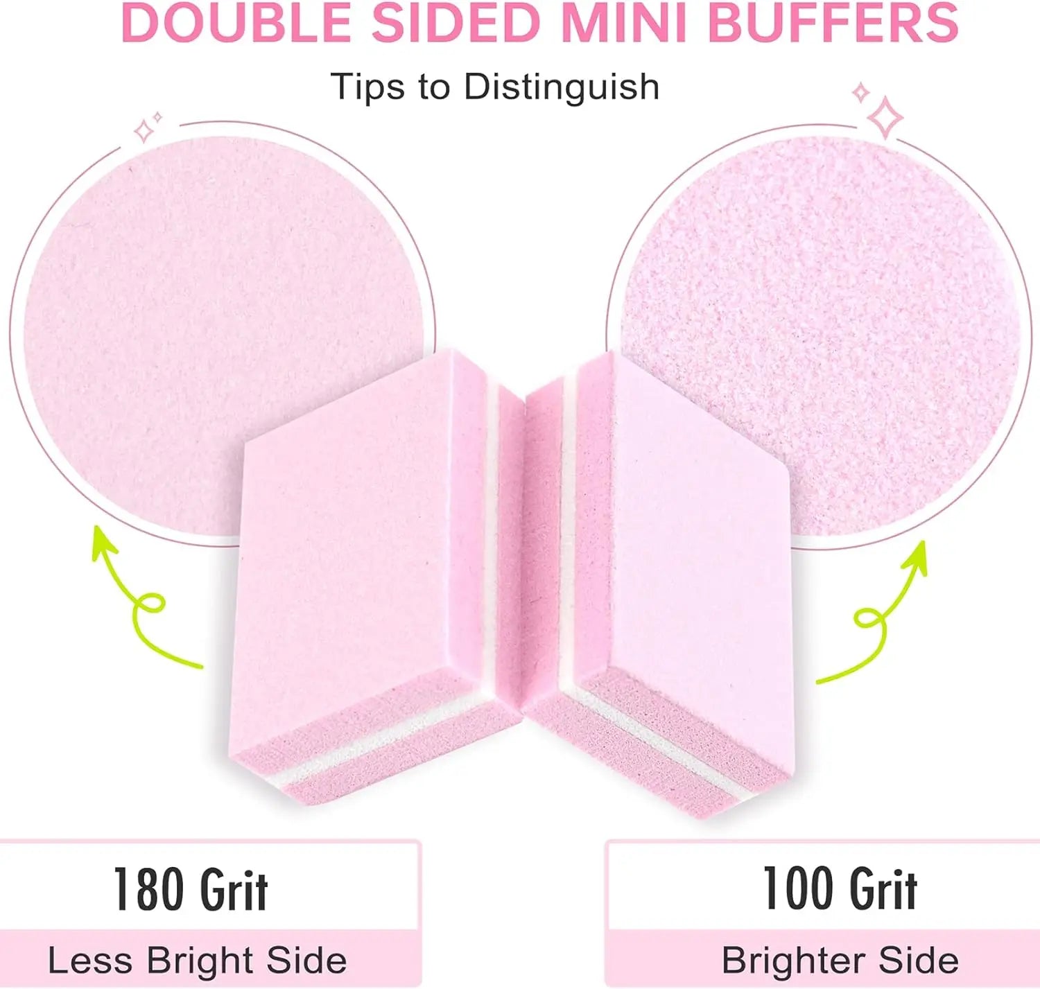 50st Mini Nagelfilsblock 80/100/180/240 - 24 Timmar Deals
