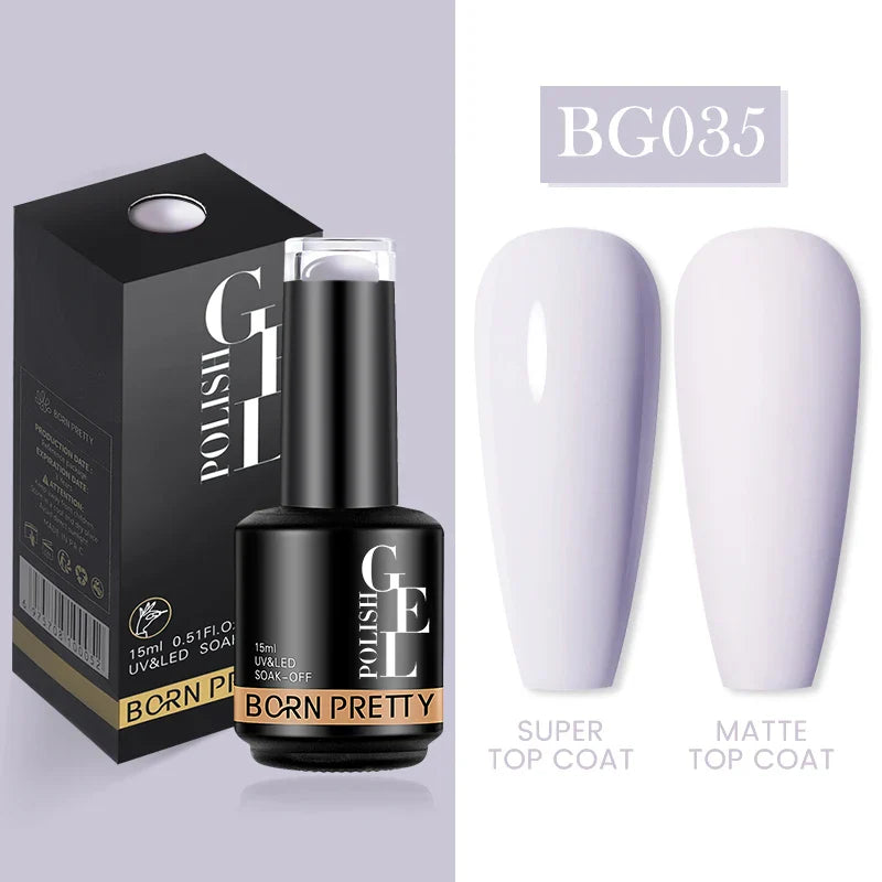 15ml Soak Off UV LED Gel Nail Polish Hybrid Varnish Nail Art Manicure 114 Colors Semi-Permanent Base Top Coat - 24 Timmar Deals