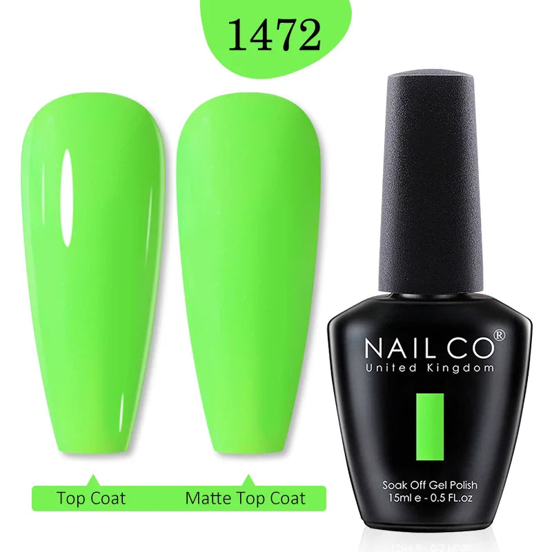 Gellack 15ml Röd Rosa Färg Gel Polish Blötlägg av Långvarig UV Gellack - 24 Timmar Deals