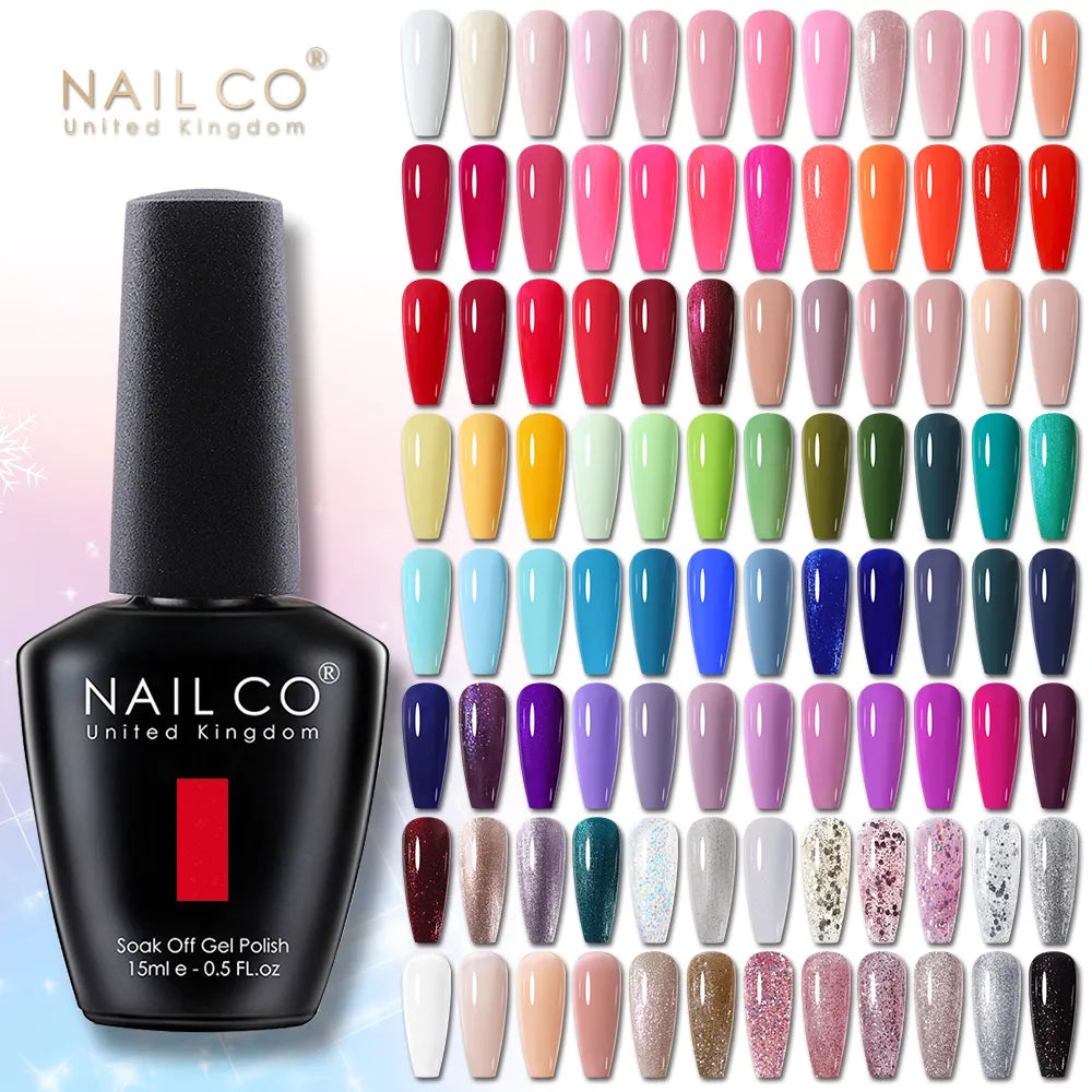 Gellack 15ml Röd Rosa Färg Gel Polish Blötlägg av Långvarig UV Gellack - 24 Timmar Deals