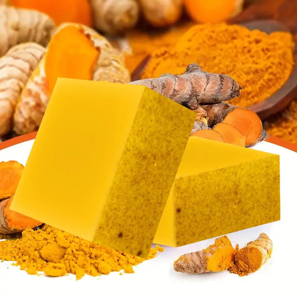 Turmeric Lemon Kojic Soap, Glowing Skin Best Soap Ever - 24 Timmar Deals