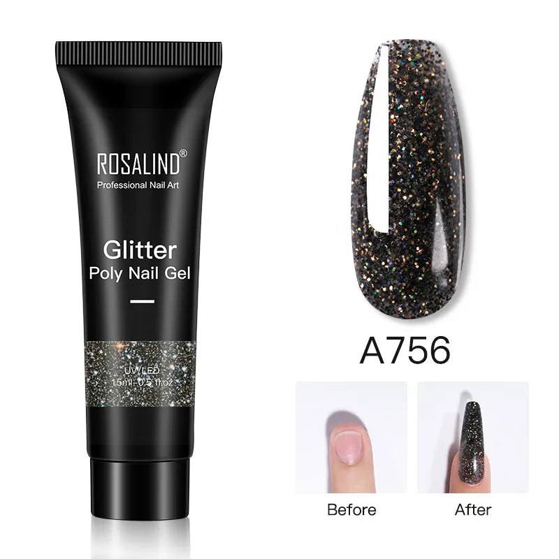12/15/30/60 ml  Polygel för Nagelförlängning - 24 Timmar Deals