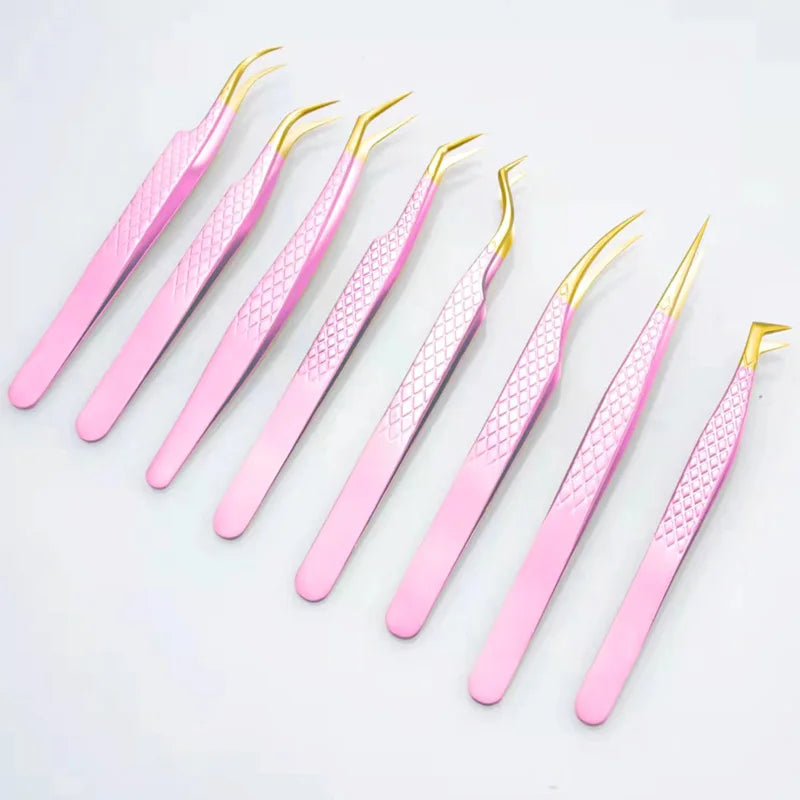 Precision lösögonfransar Pincett Fan Lash Ögonfransförlängning - 24 Timmar Deals