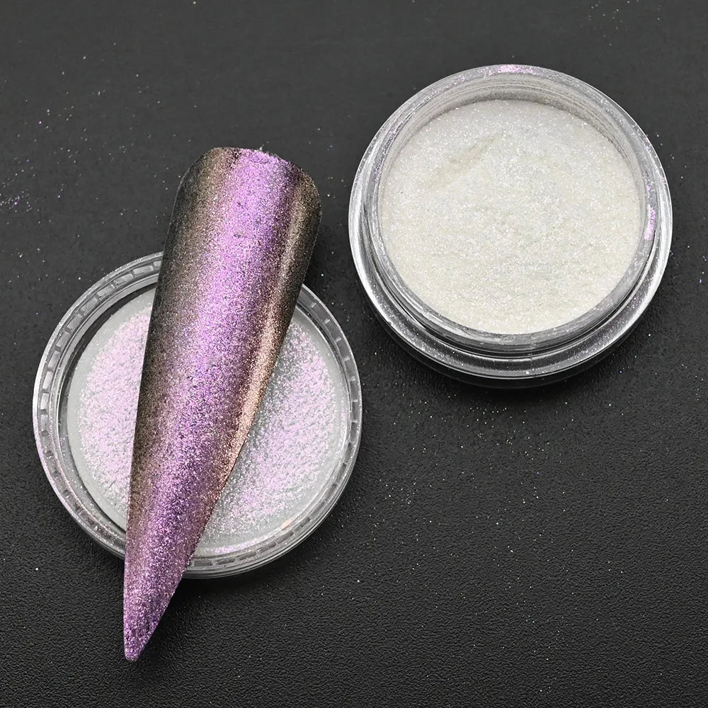 Holographic Nail Powder Net-2g Chrome Laser Mirror Glitter - 24 Timmar Deals