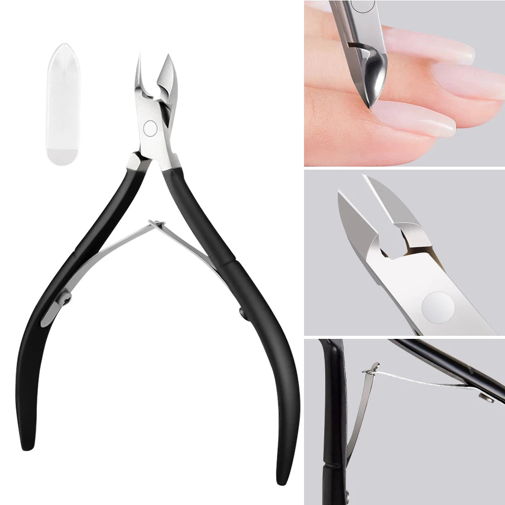 Nail Cutter Nipper Rostfritt stål Dead Skin Remover Tool - 24 Timmar Deals