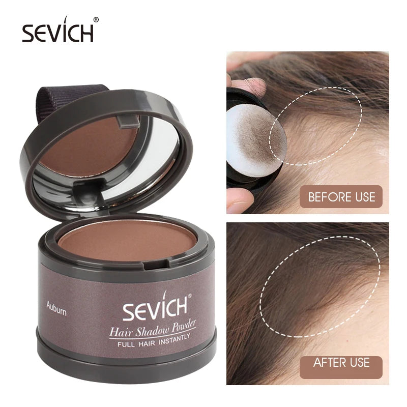 Sevich 13 färger Hairline Powder 4g Hairline Shadow Powder Omedelbart Root Cover Up - 24 Timmar Deals