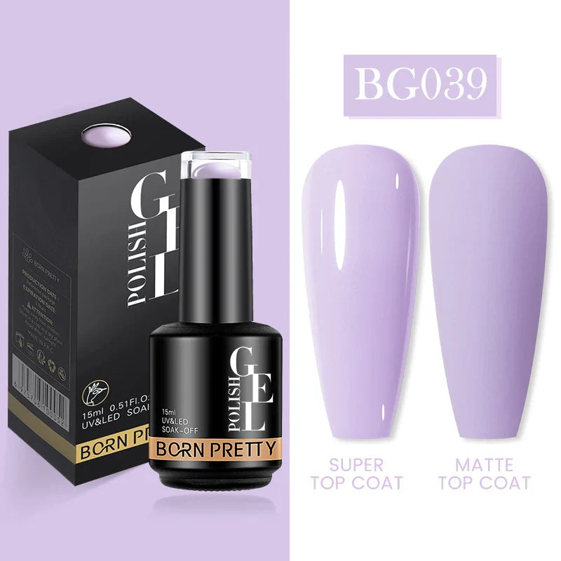 15ml Soak Off UV LED Gel Nail Polish Hybrid Varnish Nail Art Manicure 114 Colors Semi-Permanent Base Top Coat - 24 Timmar Deals