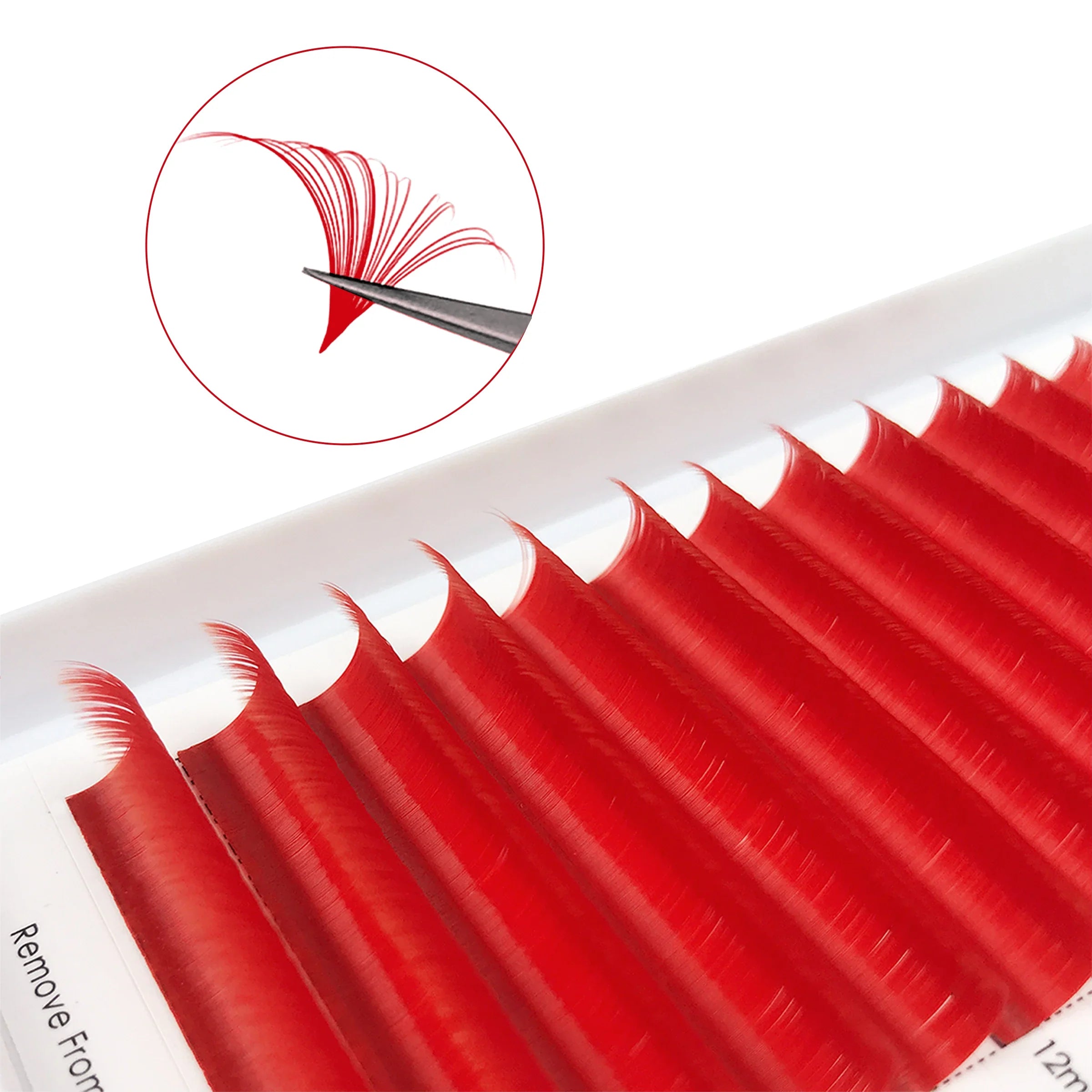 Colored EyeLash Extensions 1s Auto Flowering Easy Fanning Lash Extension Ombred Lashes Rapid Blooming Fan Lashes Makeup - 24 Timmar Deals