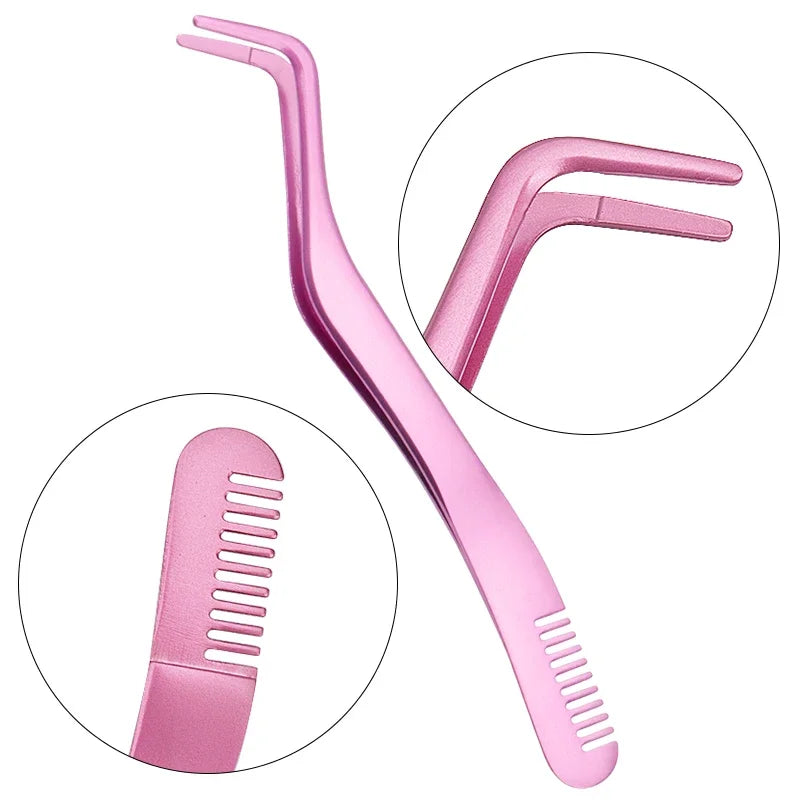 1 st ögonfranss pincett rostfritt stål antistatisk icke-magnetisk professionell Pincett - 24 Timmar Deals