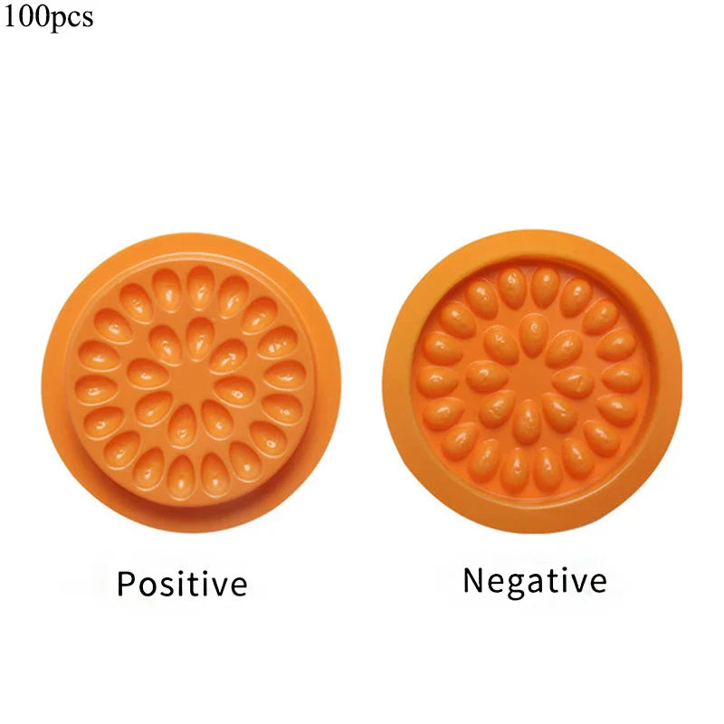 20/100 st Ögonfranslim Stativhållare Självhäftande Pall Plastpackning Ögonfransar Limkuddar Sminkverktyg - 24 Timmar Deals