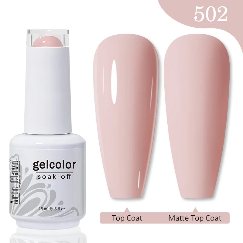 Pink Series Gellack 15ml Soak Off UV LED - 24 Timmar Deals