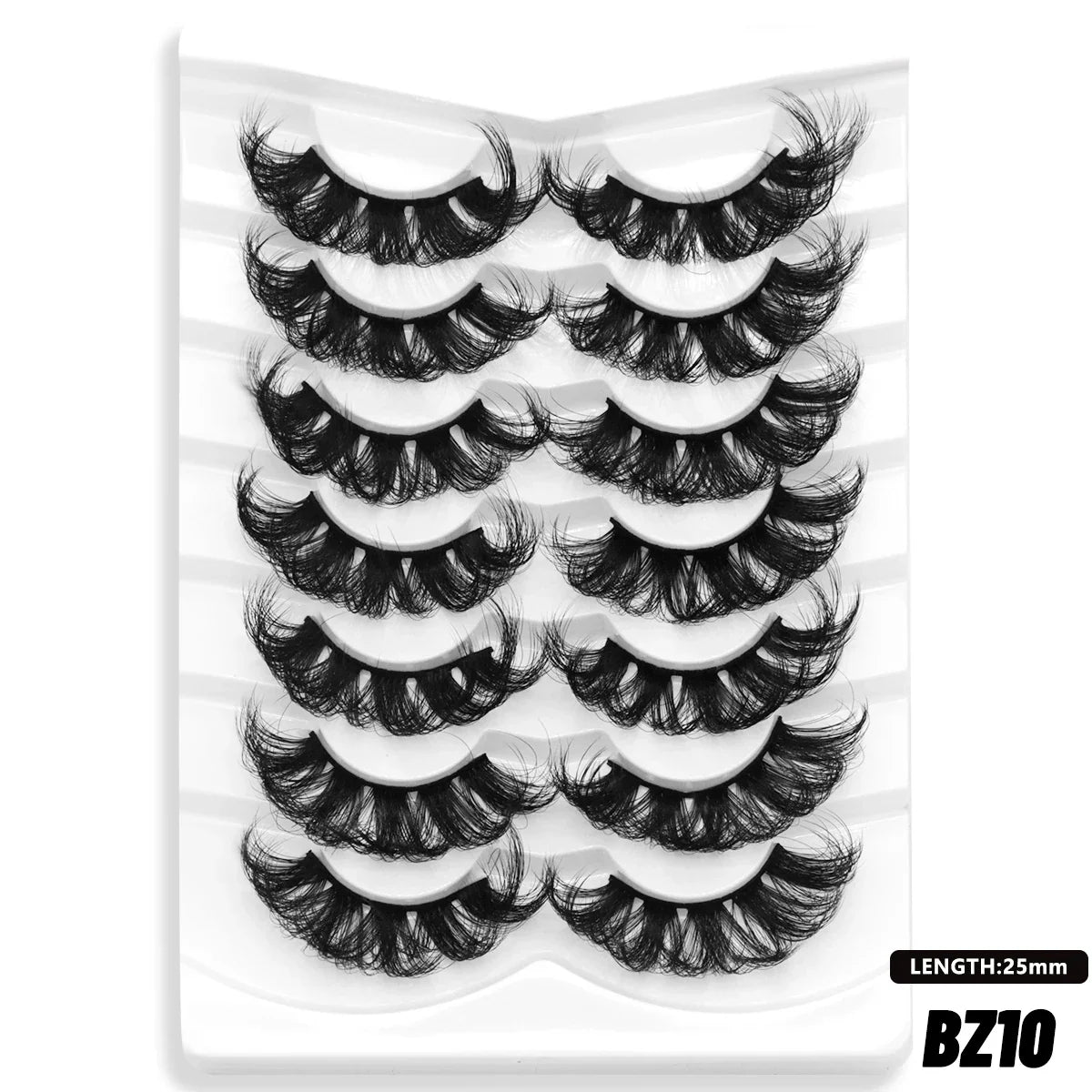 Lashes 5/7 Pairs Eyelashes Faux Mink Eyelashes Long Lasting Fluffy Mink Lashes Dramatic Volume lashes Extension Thick Long - 24 Timmar Deals