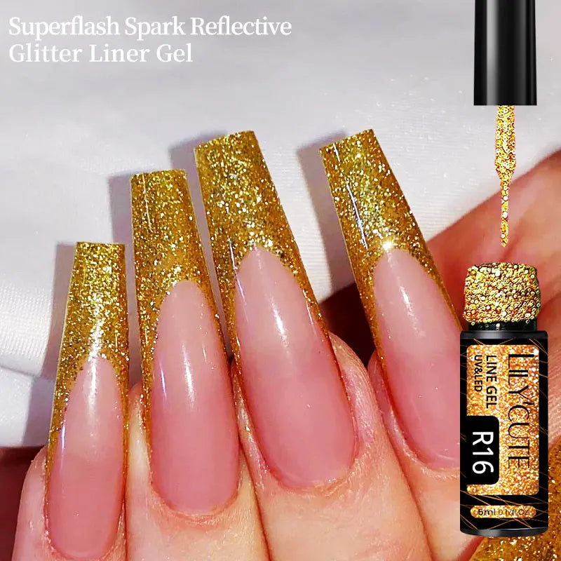 5ml Liner Gel Polish Painting Stripe pensel - 24 Timmar Deals