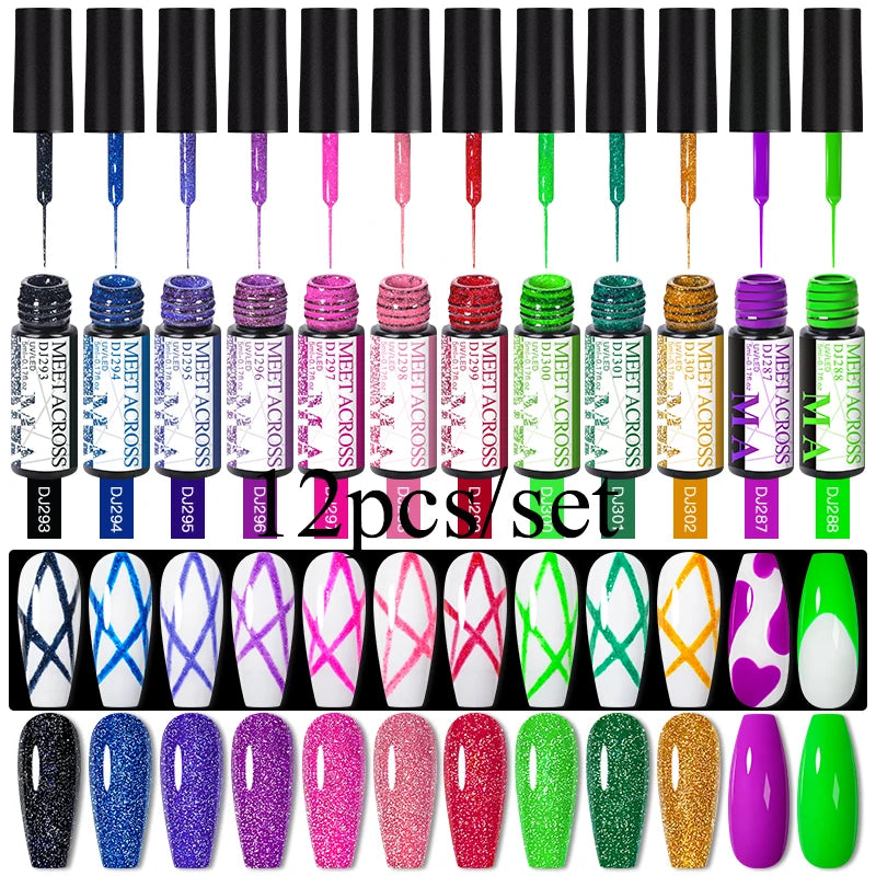 12st Line Gel Polish Set - 24 Timmar Deals