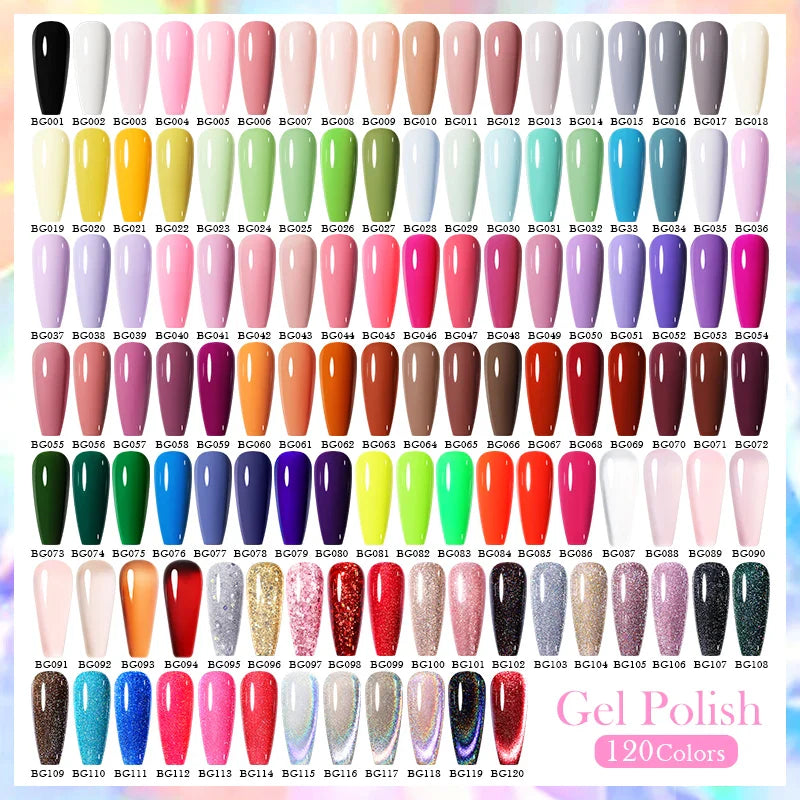 15ml Soak Off UV LED Gel Nail Polish Hybrid Varnish Nail Art Manicure 114 Colors Semi-Permanent Base Top Coat - 24 Timmar Deals