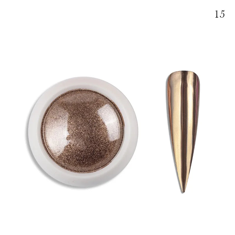 Holographic Nail Powder Net-2g Chrome Laser Mirror Glitter - 24 Timmar Deals