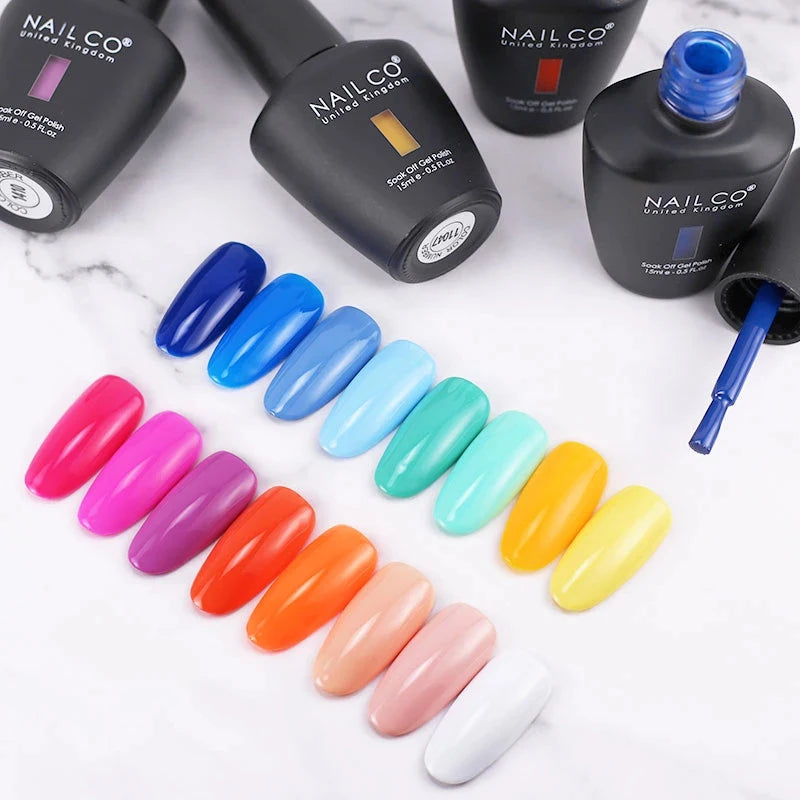 8st/Set 15ml LED UV Gellack Soak Off - 24 Timmar Deals