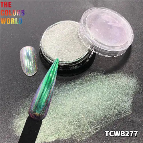 TCT-752 Holographic Mirror Chameleons Resin Pigment Glitter - 24 Timmar Deals