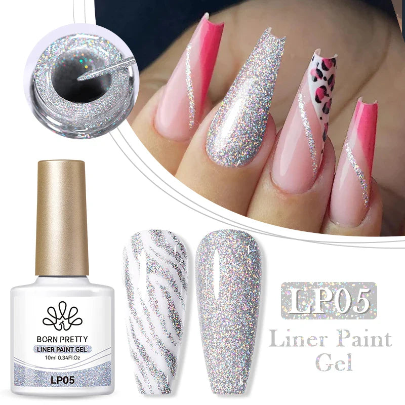 Transparent Jelly Nude Gellack 10ml Sheer Glitter Crystal Varnish - 24 Timmar Deals