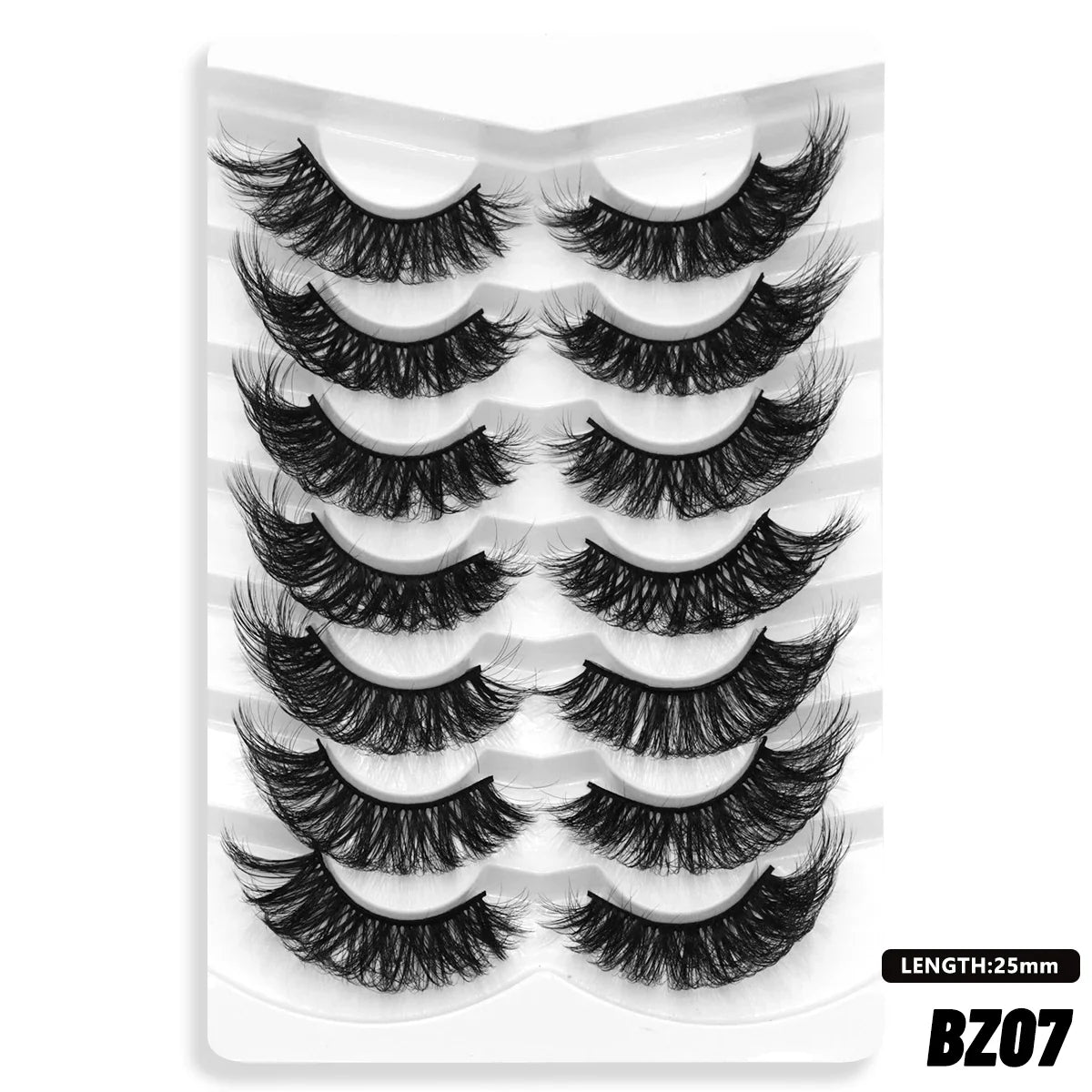 Lashes 5/7 Pairs Eyelashes Faux Mink Eyelashes Long Lasting Fluffy Mink Lashes Dramatic Volume lashes Extension Thick Long - 24 Timmar Deals