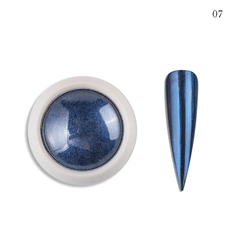 Holographic Nail Powder Net-2g Chrome Laser Mirror Glitter - 24 Timmar Deals
