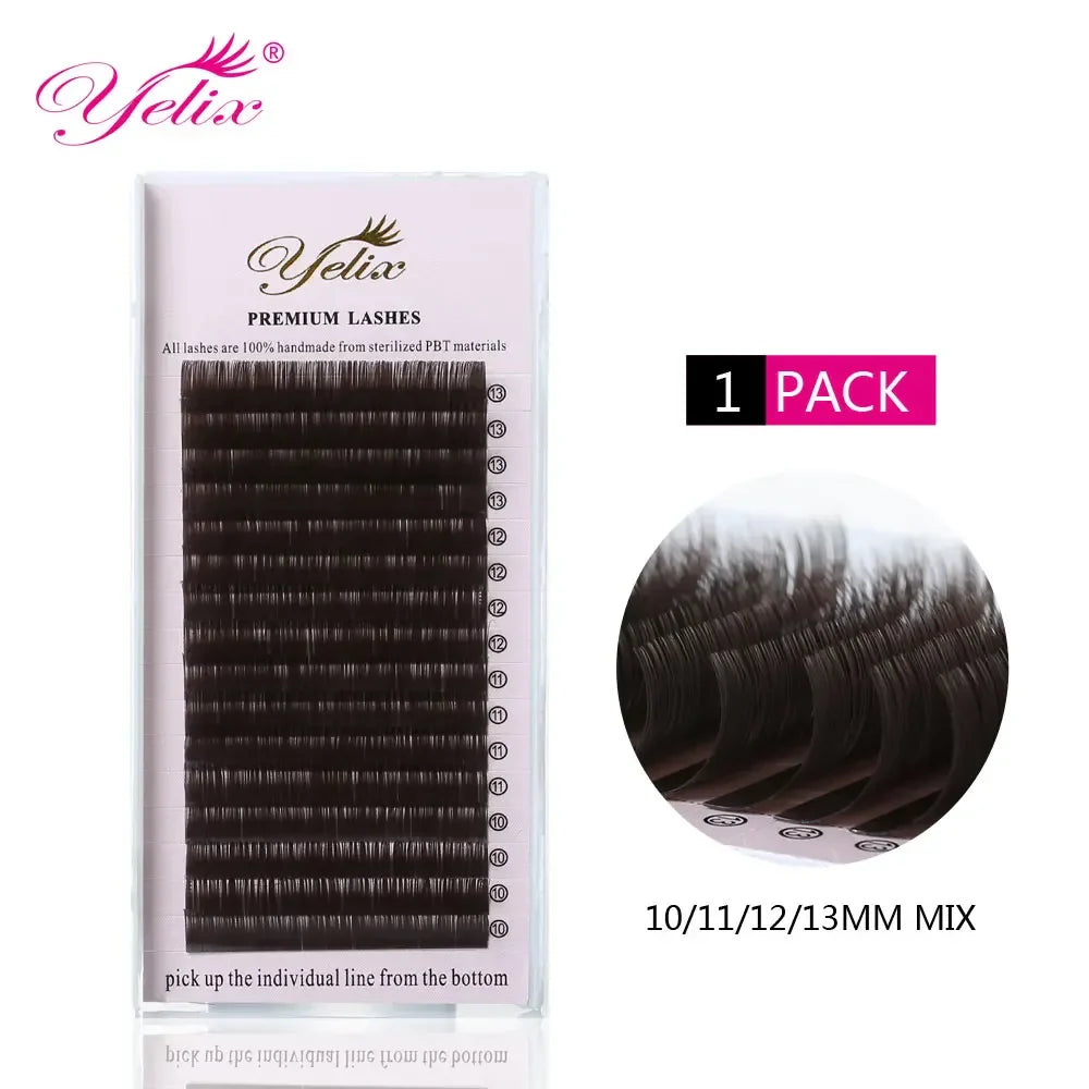 Dark Brown False Eyelashes Mink Hair False Eyelashes Eyelash Extension Thick Lashes Wispy Makeup Beauty Extension Tools - 24 Timmar Deals