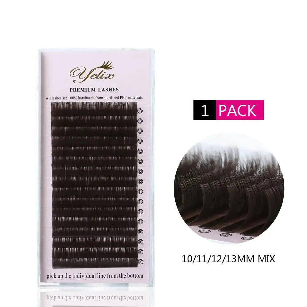 Dark Brown False Eyelashes Mink Hair False Eyelashes Eyelash Extension Thick Lashes Wispy Makeup Beauty Extension Tools - 24 Timmar Deals