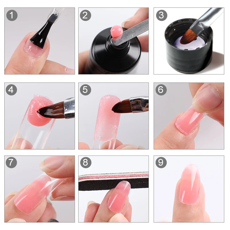 Multifärg Polygel Poly Gel Extension 15ML - 24 Timmar Deals