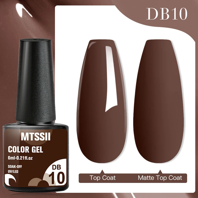 Metalic, Pastell, Glitter Gellack 6ml, 63 olika färger - 24 Timmar Deals