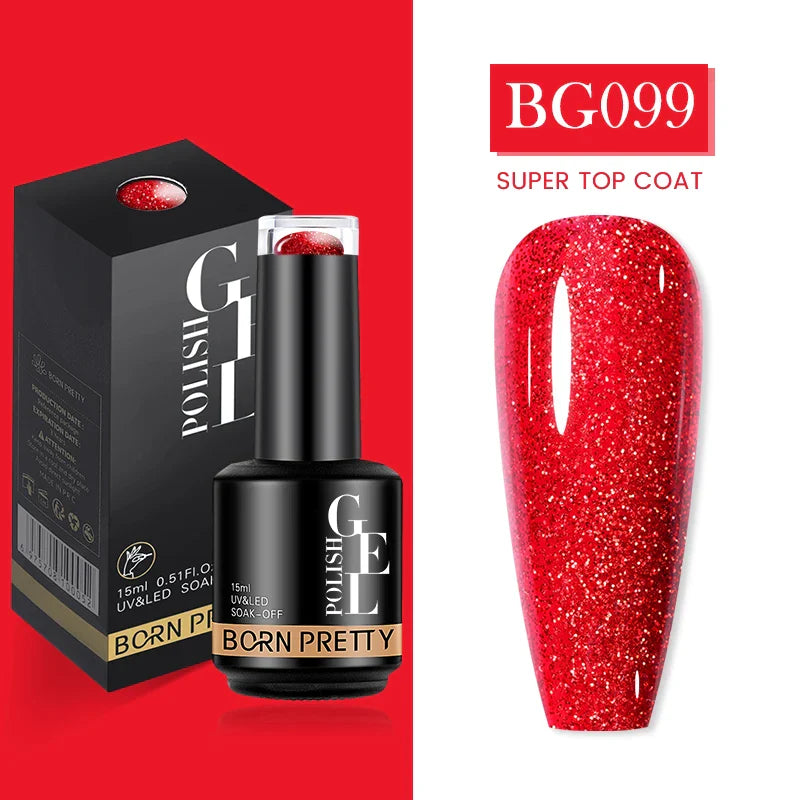 15ml Soak Off UV LED Gel Nail Polish Hybrid Varnish Nail Art Manicure 114 Colors Semi-Permanent Base Top Coat - 24 Timmar Deals