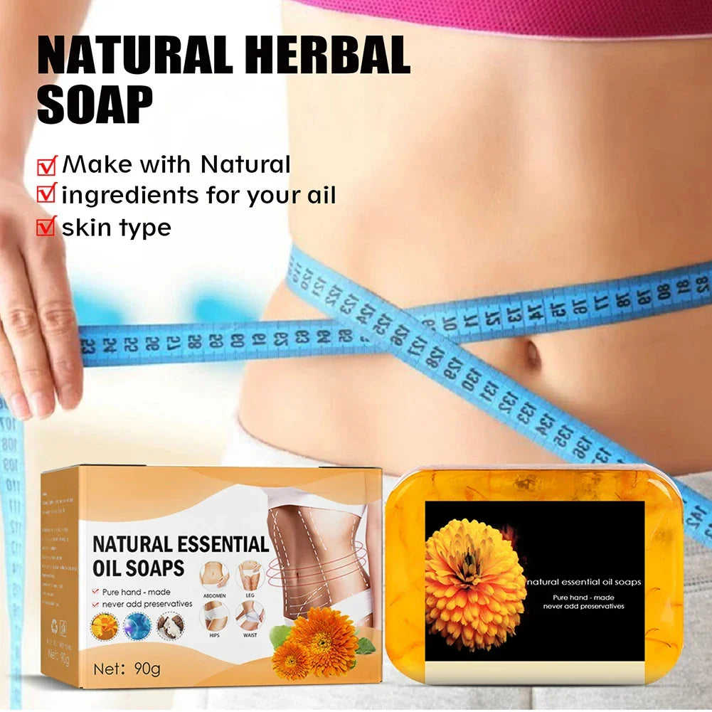 Lymphatic Detox Fat Burning Soap Natural Herbal Weight Loss Anti-fat Soap Handmade Cellulite Slimming Soap Health Care Tools - 24 Timmar Deals