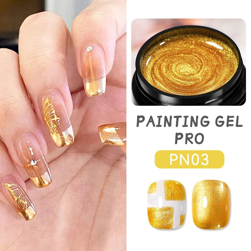 BORN PRETTY Painting Drawing Gel Soak Off 5g - 24 Timmar Deals