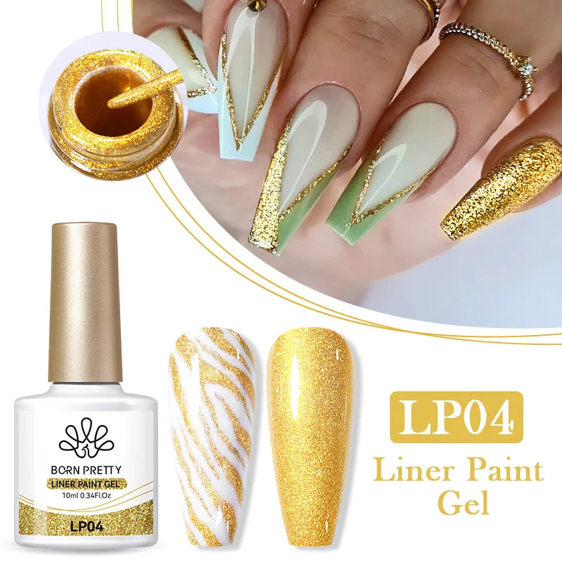Transparent Jelly Nude Gellack 10ml Sheer Glitter Crystal Varnish - 24 Timmar Deals