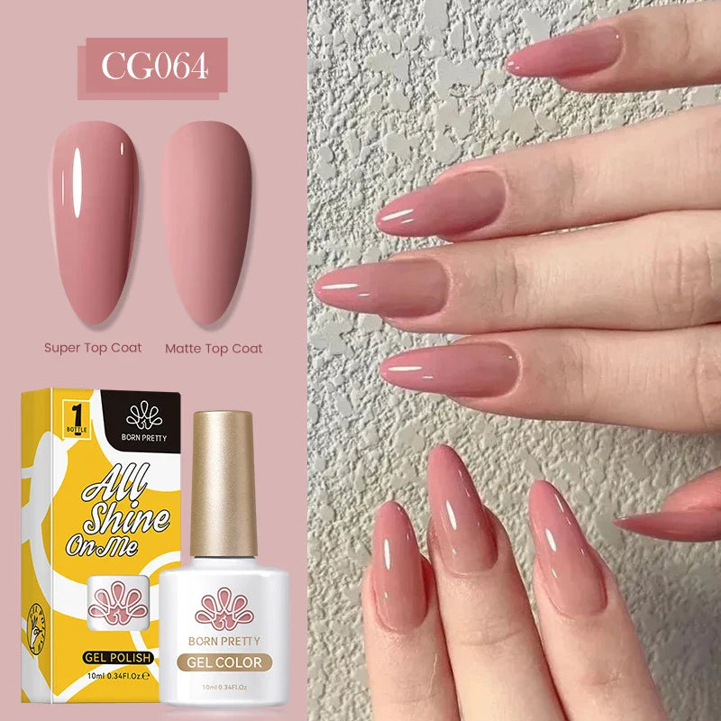 10ml Nagellack 130 Färger Nude Lila Röd UV LED Soak Off UV Gel Semi Permanent Gel Lack - 24 Timmar Deals