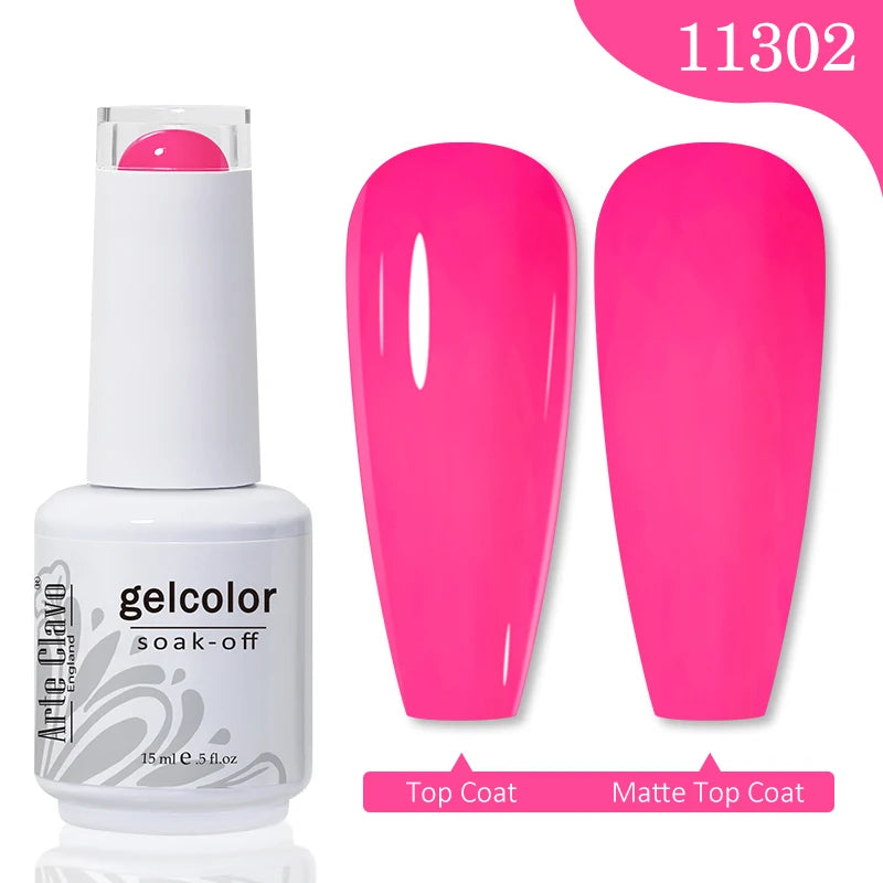 Pink Series Gellack 15ml Soak Off UV LED - 24 Timmar Deals