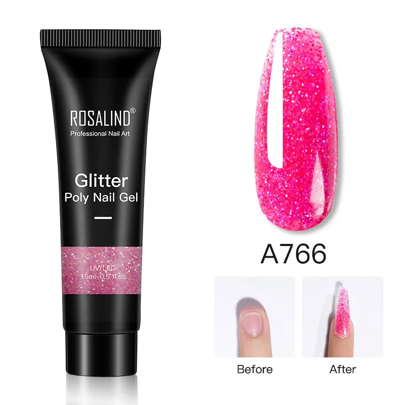 12/15/30/60 ml  Polygel för Nagelförlängning - 24 Timmar Deals