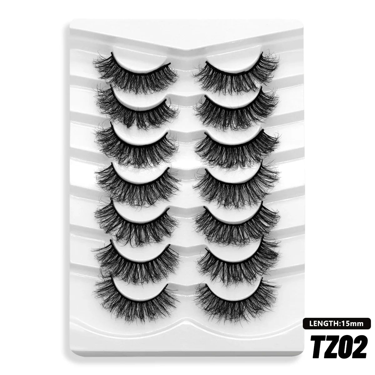 Lashes 5/7 Pairs Eyelashes Faux Mink Eyelashes Long Lasting Fluffy Mink Lashes Dramatic Volume lashes Extension Thick Long - 24 Timmar Deals