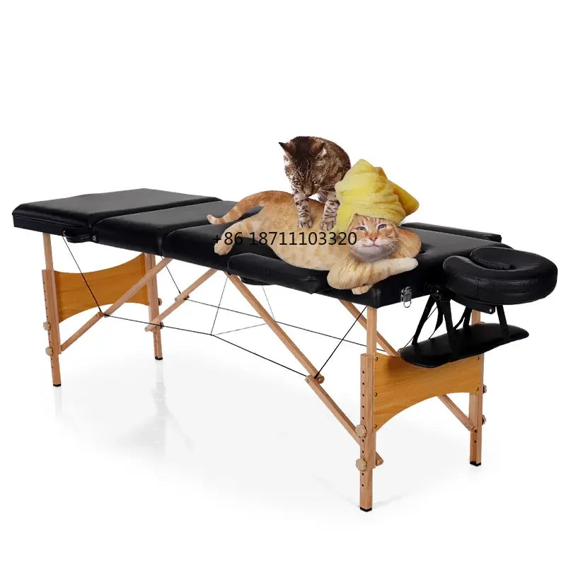 Svart Färg Massagesäng Multifunktionell Skönhetssalong Massagesäng Spasäng - 24 Timmar Deals