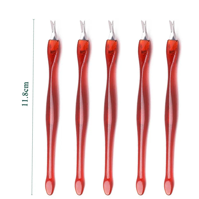 1 ST/5 ST Nagelbandstryckare i rostfritt stål, verktyg för borttagning av nagelband - 24 Timmar Deals