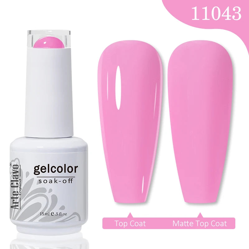 Pink Series Gellack 15ml Soak Off UV LED - 24 Timmar Deals