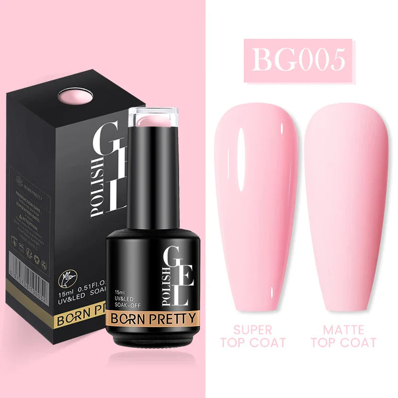 15ml Soak Off UV LED Gel Nail Polish Hybrid Varnish Nail Art Manicure 114 Colors Semi-Permanent Base Top Coat - 24 Timmar Deals
