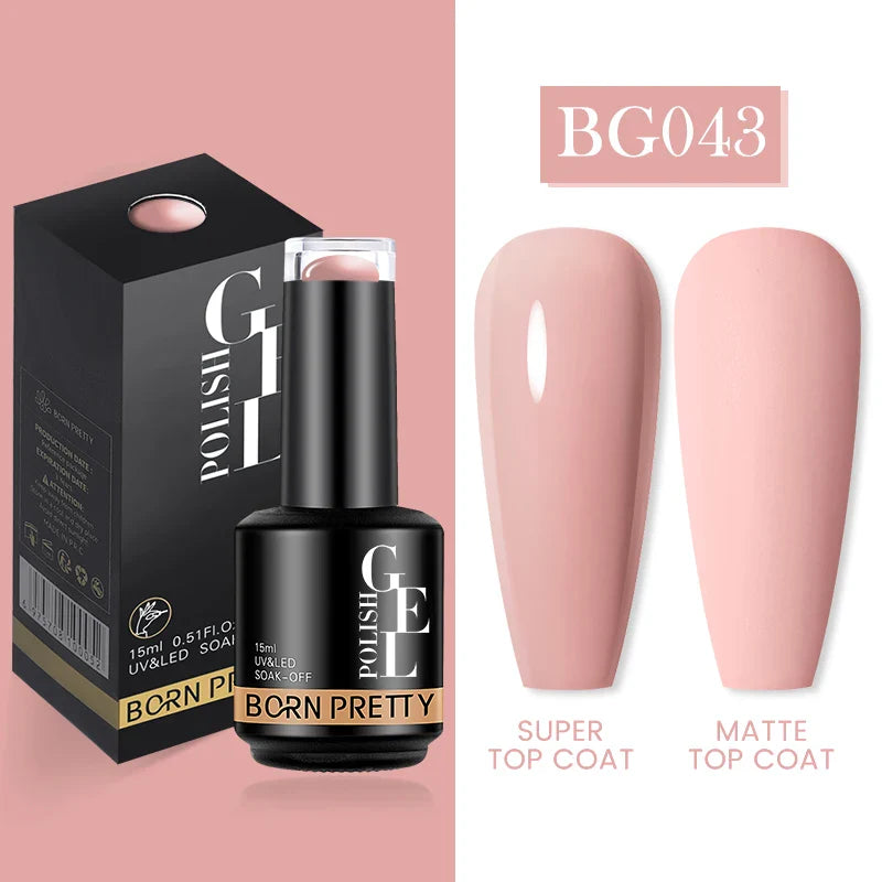 15ml Soak Off UV LED Gel Nail Polish Hybrid Varnish Nail Art Manicure 114 Colors Semi-Permanent Base Top Coat - 24 Timmar Deals