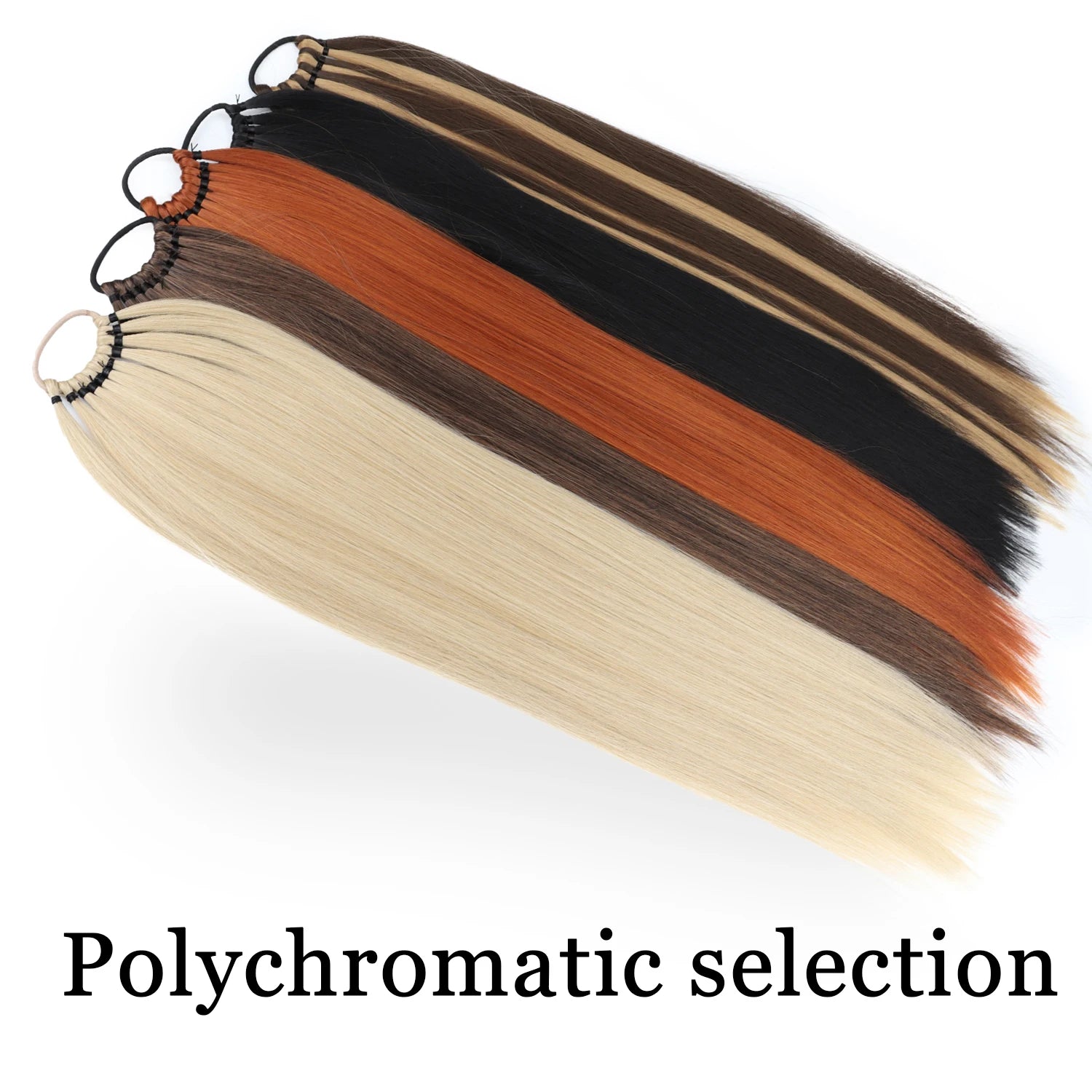 Lång rak syntetisk ponytail förlängning - 24 Timmar Deals