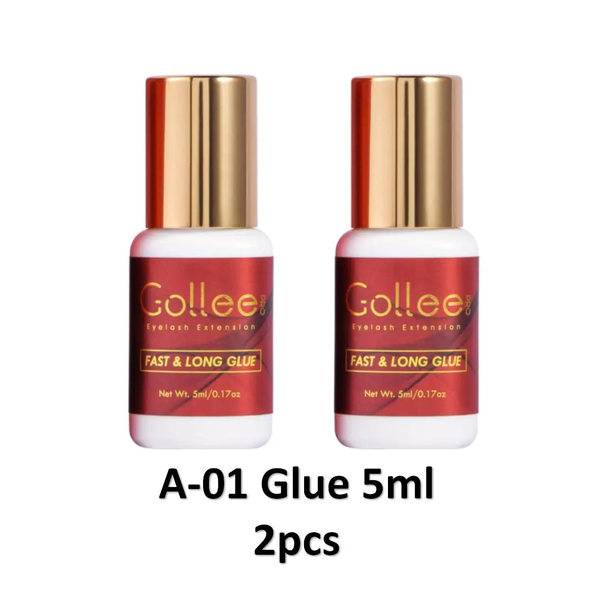 Gollee 5ml Eyelash Extension Glue 0.5 Second Fast Drying False Eye Lash Extension Glue Gollee Super Bonder Eyelash Glue Primer - 24 Timmar Deals