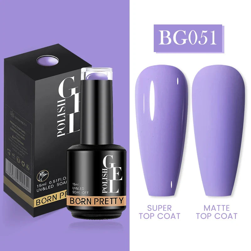 15ml Soak Off UV LED Gel Nail Polish Hybrid Varnish Nail Art Manicure 114 Colors Semi-Permanent Base Top Coat - 24 Timmar Deals