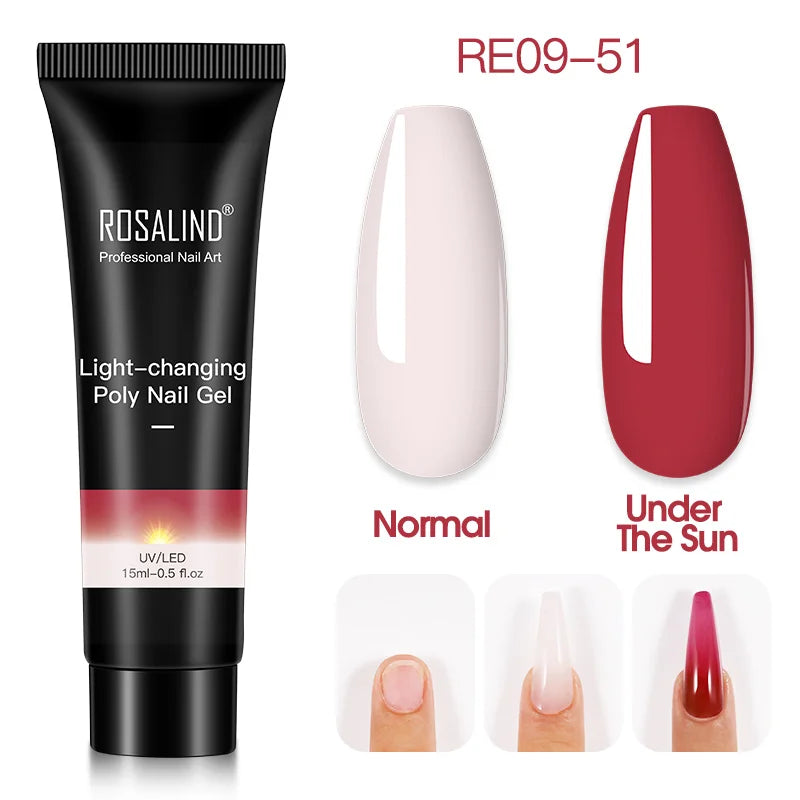 12/15/30/60 ml  Polygel för Nagelförlängning - 24 Timmar Deals