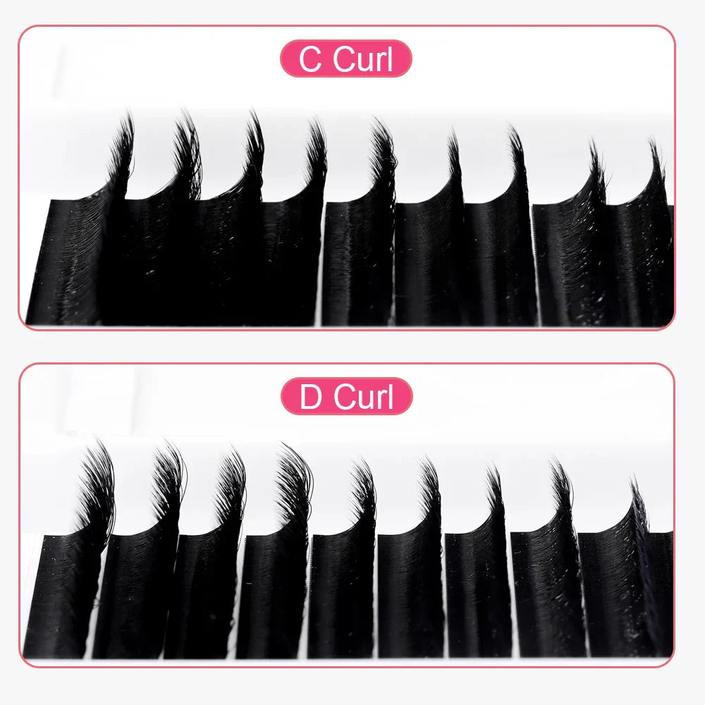 5D W Shaped Faux Eyelashes Easy Fan Volume Fransförlängning - 24 Timmar Deals