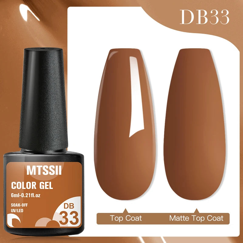 Metalic, Pastell, Glitter Gellack 6ml, 63 olika färger - 24 Timmar Deals