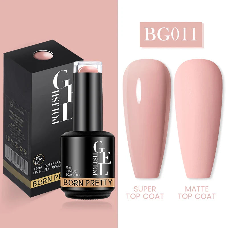 15ml Soak Off UV LED Gel Nail Polish Hybrid Varnish Nail Art Manicure 114 Colors Semi-Permanent Base Top Coat - 24 Timmar Deals