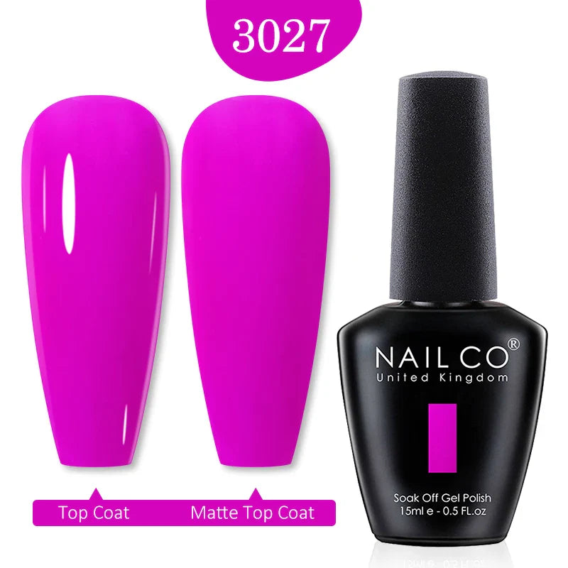Gellack 15ml Röd Rosa Färg Gel Polish Blötlägg av Långvarig UV Gellack - 24 Timmar Deals